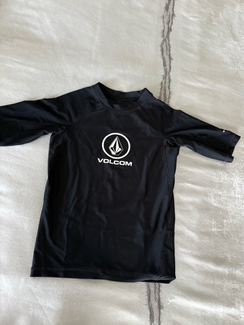 Volcom Kids’ Black Logo Rash Guard
